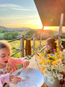 Family friendly glamping at Hidden England Escapes