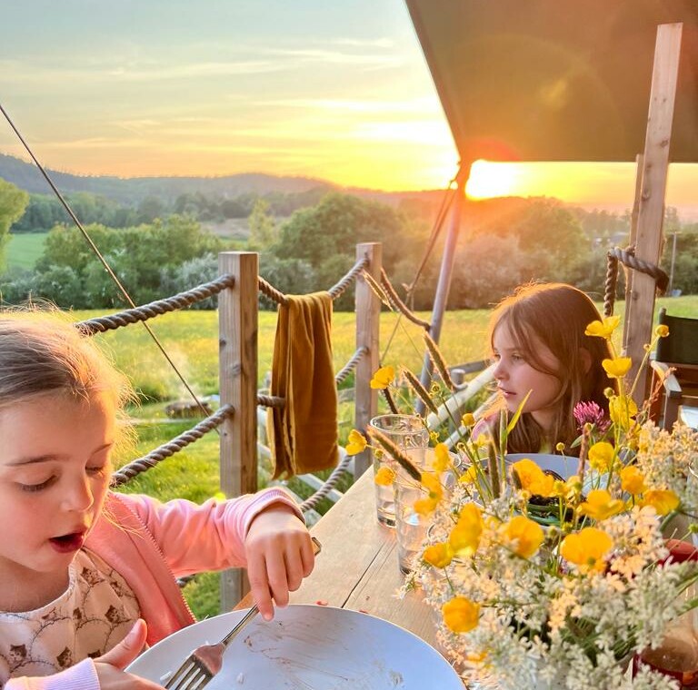 Family friendly glamping at Hidden England Escapes